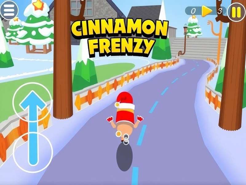 Cinnamon Sprint Frenzy Gameplay Screenshot
